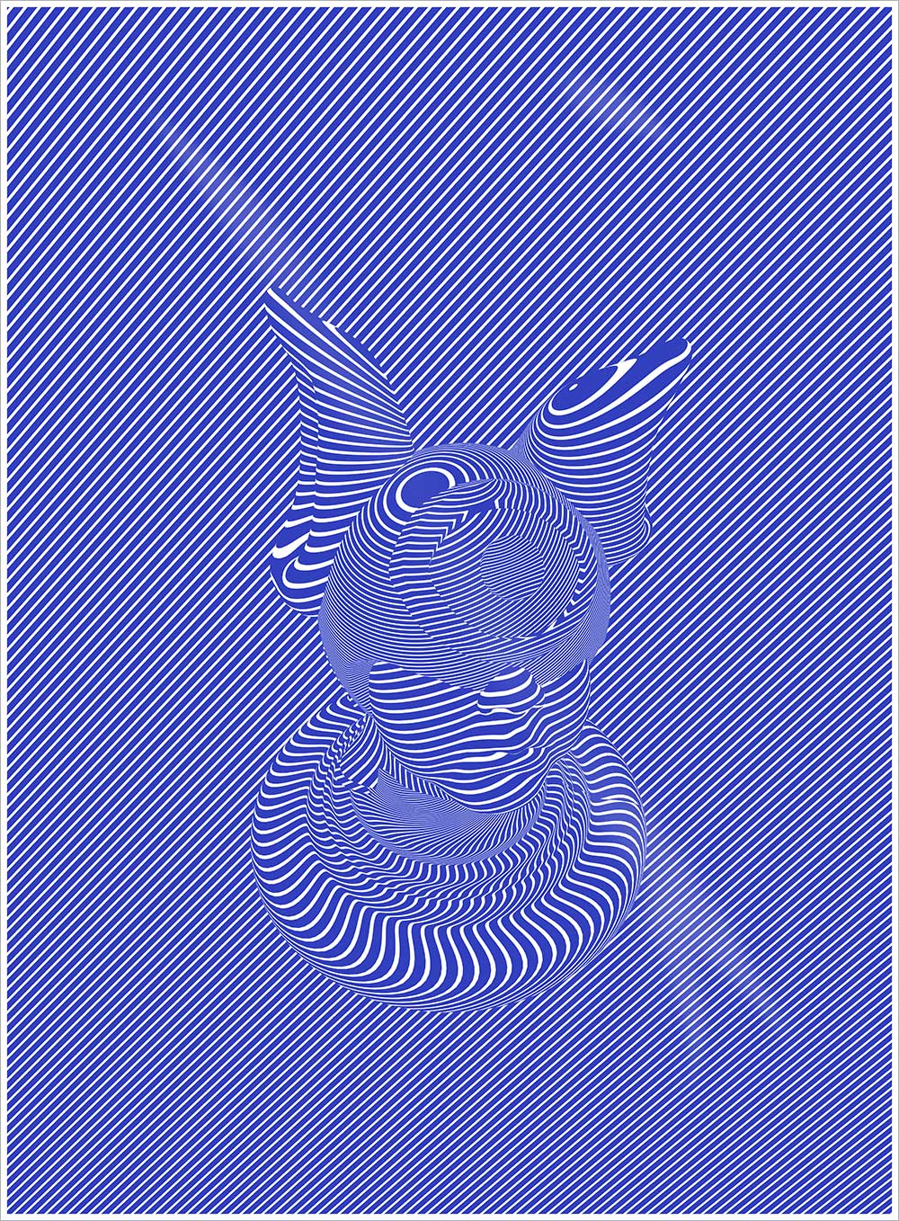 Oblique Cyclops in Blue Base Plate Oblique Cyclops in Blue 
by Elliott Earls
22 x 30″
Edition of 10
Printed on Rives BFK 250gsm. Heavy Weight 100% Cotton Paper with a Deckle Edge
Signed & numbered by the Artist
Released August 10, 2016.