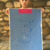 Oblique Cyclops in Blue (#004) Print and unique elements by Elliott Earls 22 x 30″ Edition of 10 – with unique hand rendered by the artist. Printed on Rives BFK 250gsm. Heavy Weight 100% Cotton Paper with a Deckle Edge Signed & numbered by the Artist Released August 10, 2016.