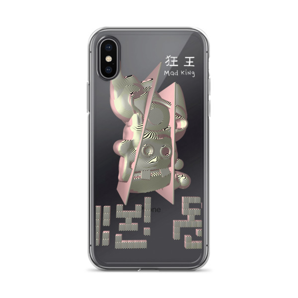 MAD KING Protocubist iPhone Case by Elliott Earls