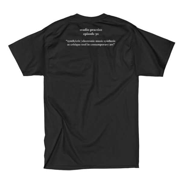 Episode 30 "Synth/Crit | Electronic Music Synthesis as Critique Tool in Contemporary Art" Men's Short Sleeve (Black Board Style) T-Shirt