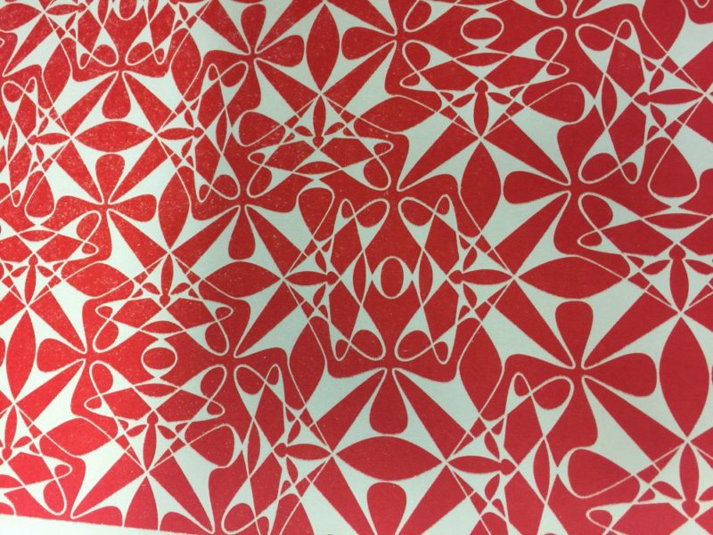Detail of "Tangly" while drying in the rack