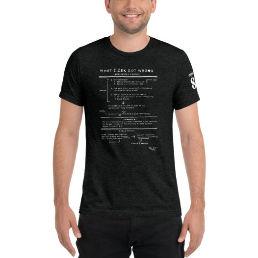 What Zizek Got Wrong Unisex Triblend T-shirt by Elliott Earls