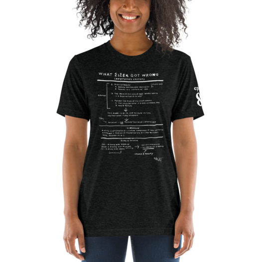 What Zizek Got Wrong Unisex Triblend T-shirt by Elliott Earls