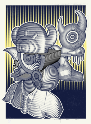 March 2020 Limited Edition Screen Print by Elliott Earls