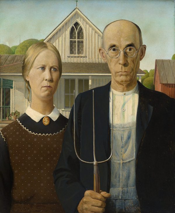 American Gothic by Grant Wood