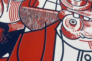 Detail view of Limited Edition Print for October 2020 by Elliott Earls