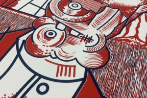 Detail view of Limited Edition Print for October 2020 by Elliott Earls