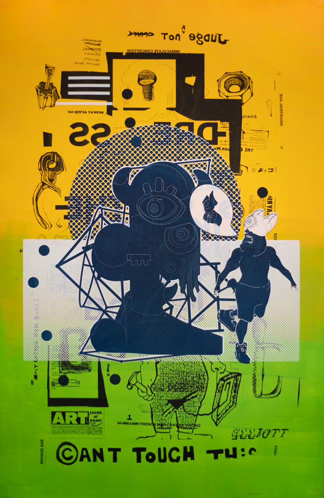 "Dress Like The Boss" Hand Painted Print By Elliott Earls