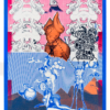 “Untitled in Blue and Orange” By Elliott Earls  8.25 x 11.25 ″ 4 Spot Colors  Timed Edition (available for 24 hours only) Available from April 20, 2022 at 12:00 PM  at 12:00 PM to April 21, 2022 at 12:00 PM  Rives BFK 100% Cotton Paper with a Deckle Edge  Signed & numbered by the Artist  Released April 20, 2022 at 12:00 PM  Hand-Pulled Screenprint