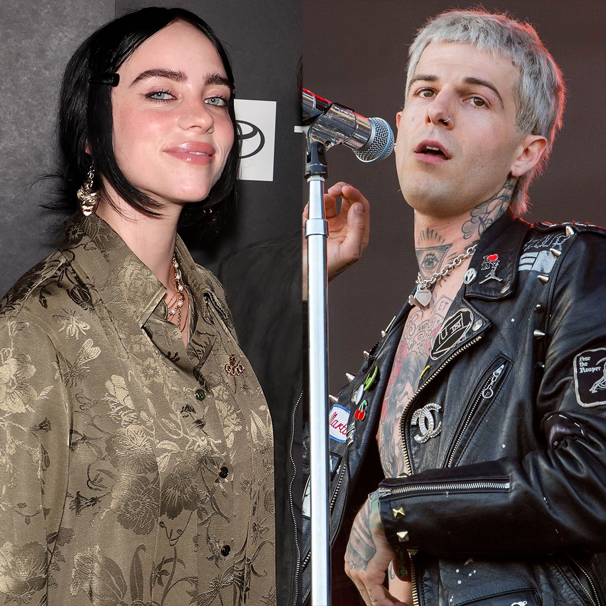 Billie Eilish and Jesse Rutherford